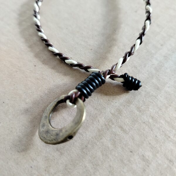 Bracciale “Cueros” unisex colorato in vera pelle regolabile - Collezione Vintage Style - immagine 14