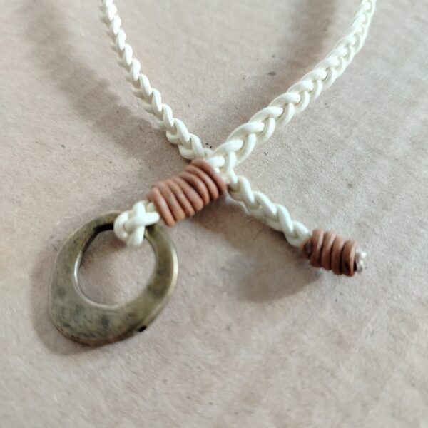 Bracciale “Cueros” unisex colorato in vera pelle regolabile - Collezione Vintage Style - immagine 5