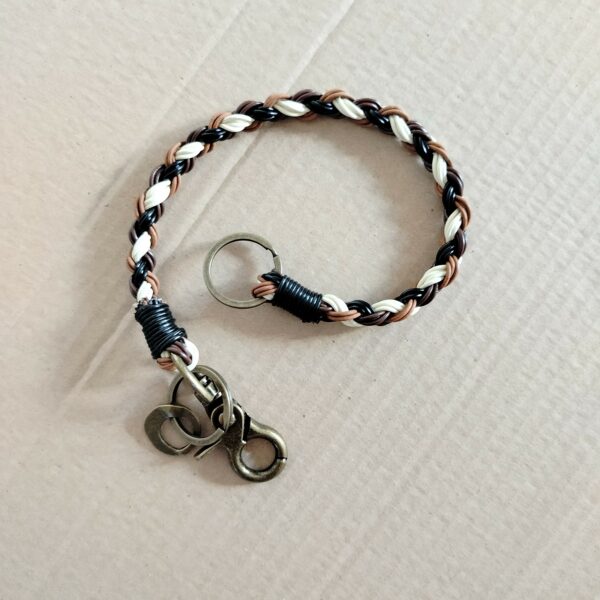 Portachiavi “Cueros” unisex colorato in vera pelle - Collezione Vintage Style - immagine 11